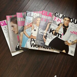 Lot of 7 glamour magazines for sale, January to July 2015